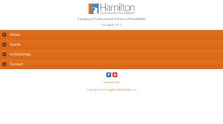 Hamilton Foundation Mobile Site - Mobile Site - Hamilton Community ...