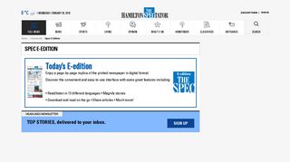 Spec E-Edition | TheSpec.com - The Hamilton Spectator