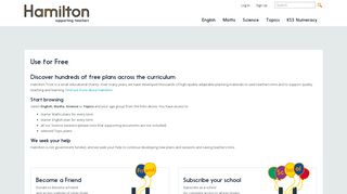 Use for Free | Hamilton Trust