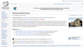 Hammersmith Library - Wikipedia