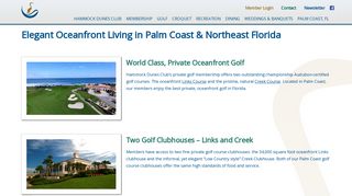 Elegant Palm Coast, Florida Golf Community & Clubhouse