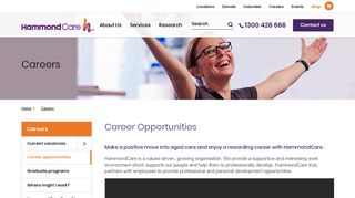 Career opportunities | HammondCare