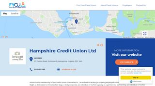 Hampshire Credit Union Ltd - Find Your Credit Union