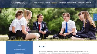 Email - Cranbourne | 11-16 Comprehensive School - Cranbourne ...
