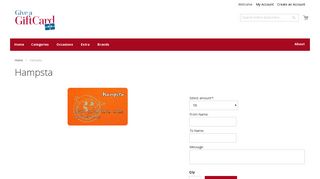Hampsta Gift Cards - Give a Gift Card