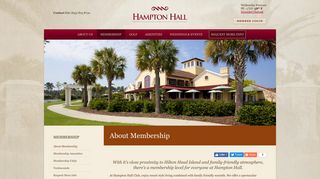 Hampton Hall Membership | Bluffton Family & Golf Community ...