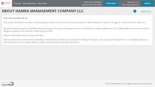 About Hamra Management Company LLC - talentReef Applicant Portal
