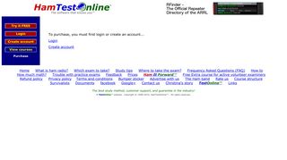 HamTestOnline™ - Login or Create Account