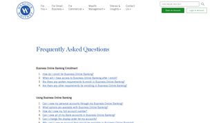 Online Business Banking FAQ | Hancock Whitney Bank
