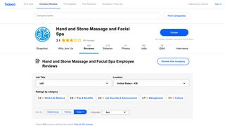 Working at Hand and Stone Massage and Facial Spa: 432 Reviews ...