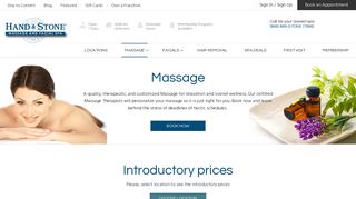 Book Therapeutic and customized Massage by Hand & Stone Therapists