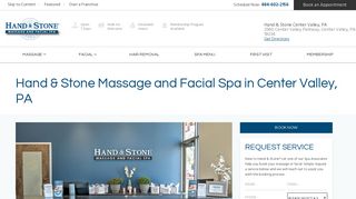 Massage and Facial Spa in Center Valley | Hand & Stone Massage ...