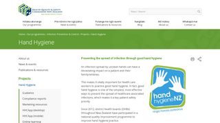 Health Quality & Safety Commission | Hand Hygiene