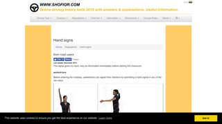 Hand signs - Shofior.com