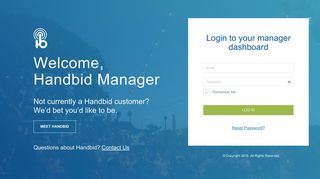 Sign In | Handbid Inc.