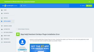 [App help] Handcent Smileys Plugin Installation Error - Android ...