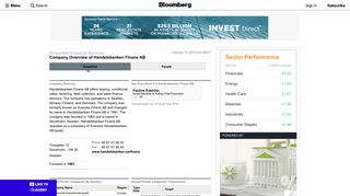 Handelsbanken Finans AB: Private Company Information - Bloomberg