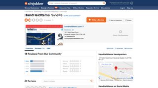 HandHeldItems Reviews - 18 Reviews of Handhelditems.com ...