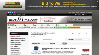Tools/Hand Held Items Online Auctions - 91 Listings | AuctionTime ...
