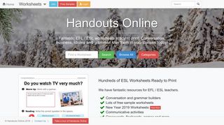 Handouts Online