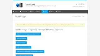 LiveFire Labs: Online UNIX Training with Hands-on Internet Lab ...