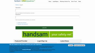 Log in | Handsam SchoolTripsAdvisor