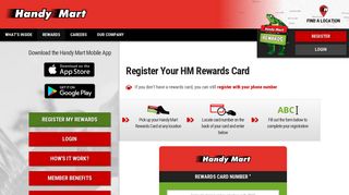 Register My Rewards - Handy Mart