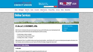Online Services - Hanesbrand Credit Union