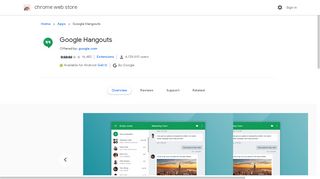 Google Hangouts - Google Chrome