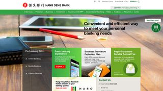Hang Seng e-Services - Hang Seng Bank