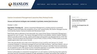 Hanlon Investment Management Mutual Funds