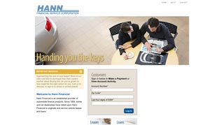 Hann Financial Service Corporation – Handing you the keys...