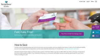 Hannaford Pharmacy Prices | ScriptSave WellRx