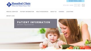 Patient Registration | Hannibal Clinic | Hannibal, MO