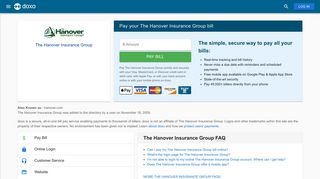 The Hanover Insurance Group: Login, Bill Pay, Customer Service and ...