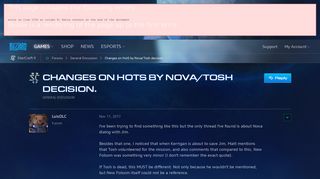 Changes on HotS by Nova/Tosh decision. - StarCraft II Forums ...