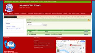 Assignments - hansraj model school