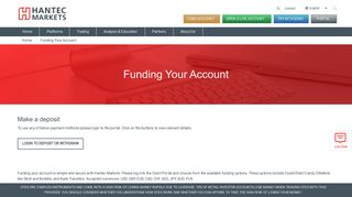 Fund Your Forex Account – Hantec Markets: Forex Brokers & CFD ...