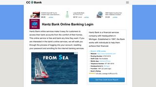 Hantz Bank Online Banking Login - CC Bank
