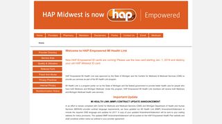 HAP Empowered MI Health Link - HAP Midwest Health Plan