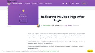hapi — Redirect to Previous Page After Login - Future Studio
