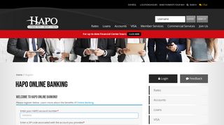 Register for Online Banking - HAPO Community Credit Union
