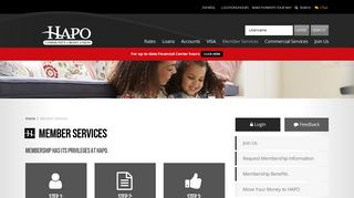 Member Services - HAPO Community Credit Union