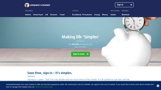 Benefits of signing into your account | comparethemarket.com