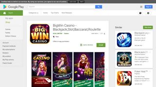 Blackjack Vegas- Free games Slot,Baccarat,Roulette - Apps on ...