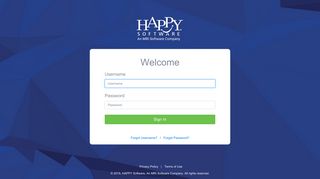 HAPPY Software: Sign In