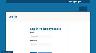 Log in : happypeople