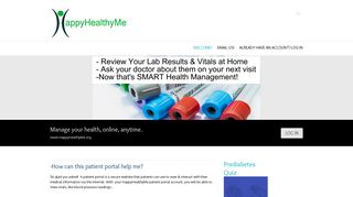HappyHealthyMe :) - Secure Patient Portal for the Employee Benefit ...
