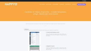 HappyCo | Create Inspection Templates, eSign, Dashboard & More