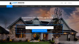 HappyInvestor.com - Find Homes For Sale Listed By Real Estate ...